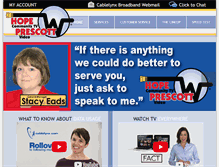 Tablet Screenshot of hopecabletv.com